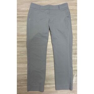 White House Black Market Gray Slim Ankle Dress Pants Womens Size 4 Professional
